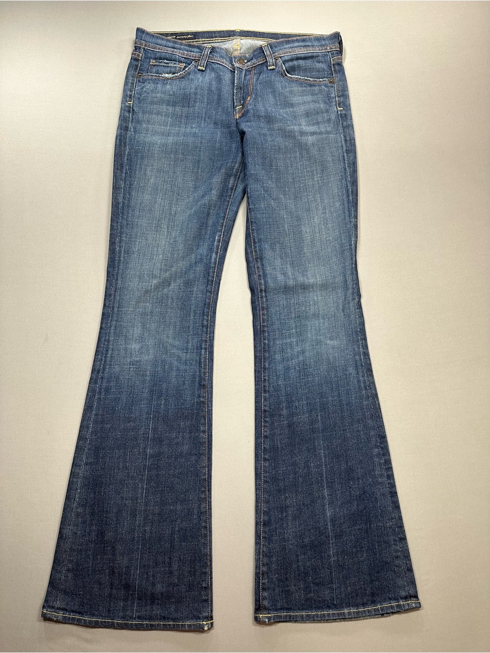 Citizens Of Humanity Low Waist Flair, Ingrid #002 Stretch Denim Jeans - Women 28